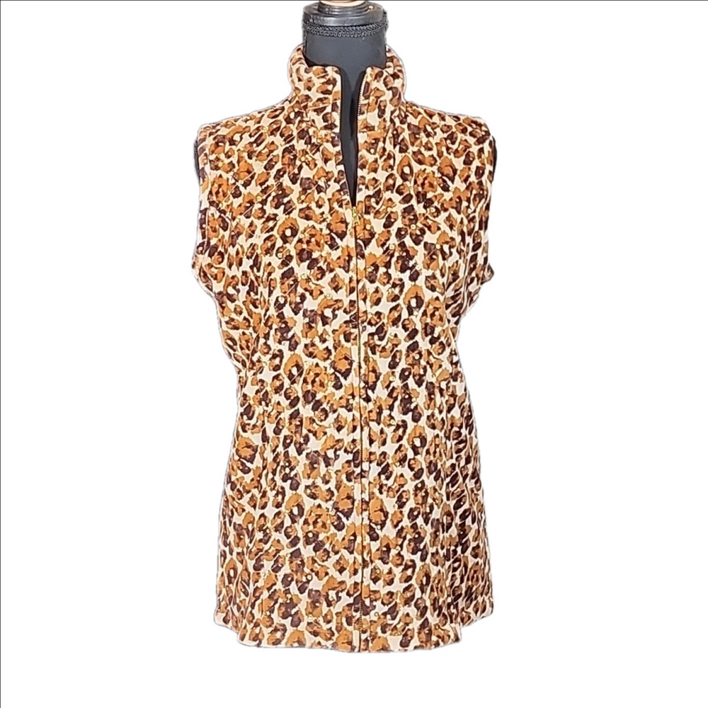 QUACKER FACTORY ANIMAL PRINT VEST